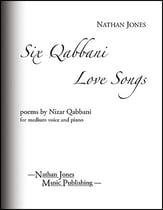 Six Qabbani Love Songs Vocal Solo & Collections sheet music cover